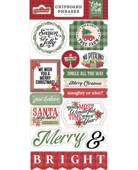 Echo Park Santa Claus Lane 6x13 Inch Chipboard Phrases (SCL287022) Echo Park Santa Claus Lane 6x13 Inch Chipboard Phrases (SCL287022)