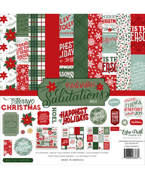 Echo Park Christmas Salutations No. 2 12x12 Inch Collection Kit (CSA289016) Echo Park Christmas Salutations No. 2 12x12 Inch Collection Kit (CSA289016)