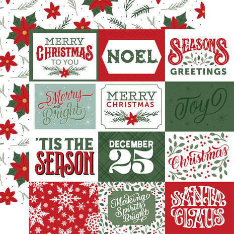 Echo Park Christmas Salutations No. 2 6x6 Inch Paper Pad (CSA289023) Echo Park Christmas Salutations No. 2 6x6 Inch Paper Pad (CSA289023)
