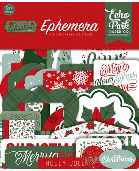 Echo Park Christmas Salutations No. 2 Ephemera (CSA289024)* Echo Park Christmas Salutations No. 2 Ephemera (CSA289024)*