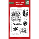 Echo Park Christmas Salutations No. 2 Sending You Tidings Clear Stamps (CSA289040)
