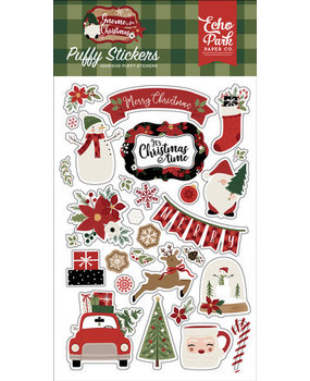 Echo Park Gnome For Christmas Puffy Stickers (GFC290066) Echo Park Gnome For Christmas Puffy Stickers (GFC290066)