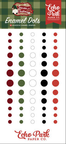 Echo Park Gnome For Christmas Enamel Dots (GFC290028)