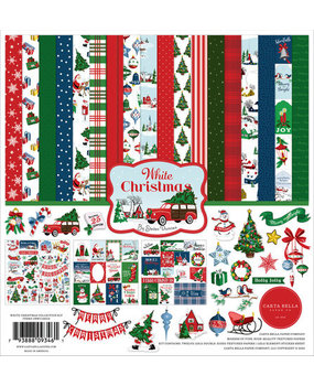 Carta Bella White Christmas 12x12 Inch Collection Kit (CBWC156016) Carta Bella White Christmas 12x12 Inch Collection Kit (CBWC156016)
