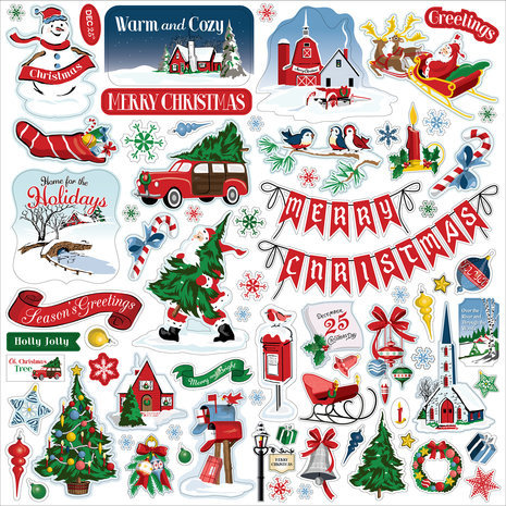 Carta Bella White Christmas 12x12 Inch Collection Kit (CBWC156016) Carta Bella White Christmas 12x12 Inch Collection Kit (CBWC156016)