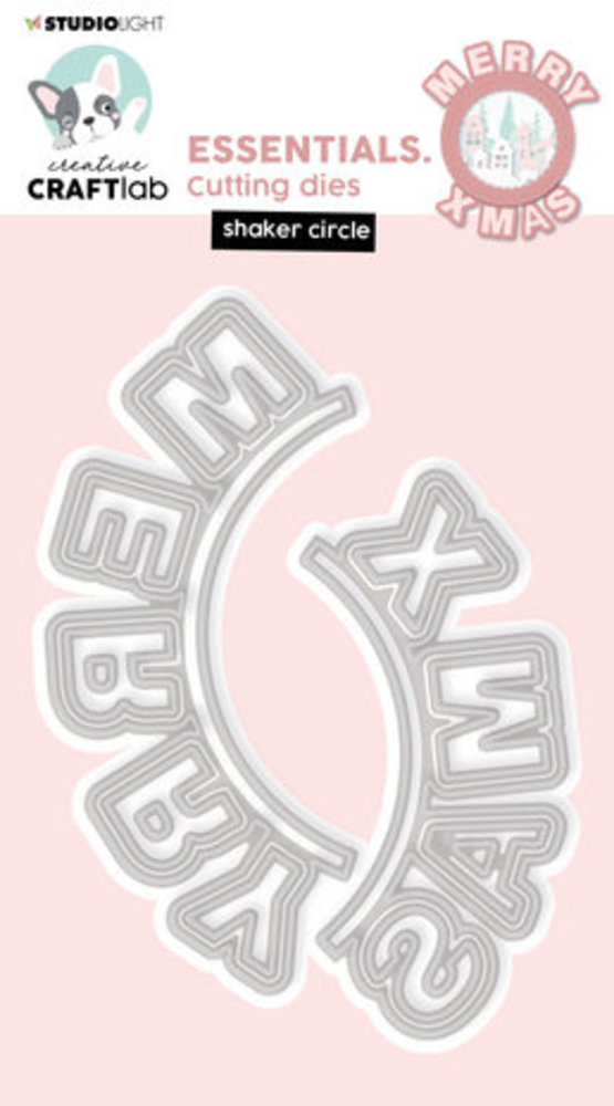 Creative Craftlab Essentials Dies Merry X Mas Shaker Circle (CCL-ES-CD405)
