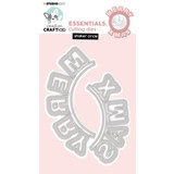 Creative Craftlab Essentials Dies Merry X Mas Shaker Circle (CCL-ES-CD405)