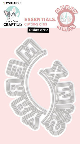 Creative Craftlab Essentials Dies Merry X Mas Shaker Circle (CCL-ES-CD405)