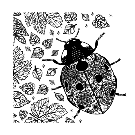Crafty Individuals Ladybird Unmounted Rubber Stamps (CI-608)