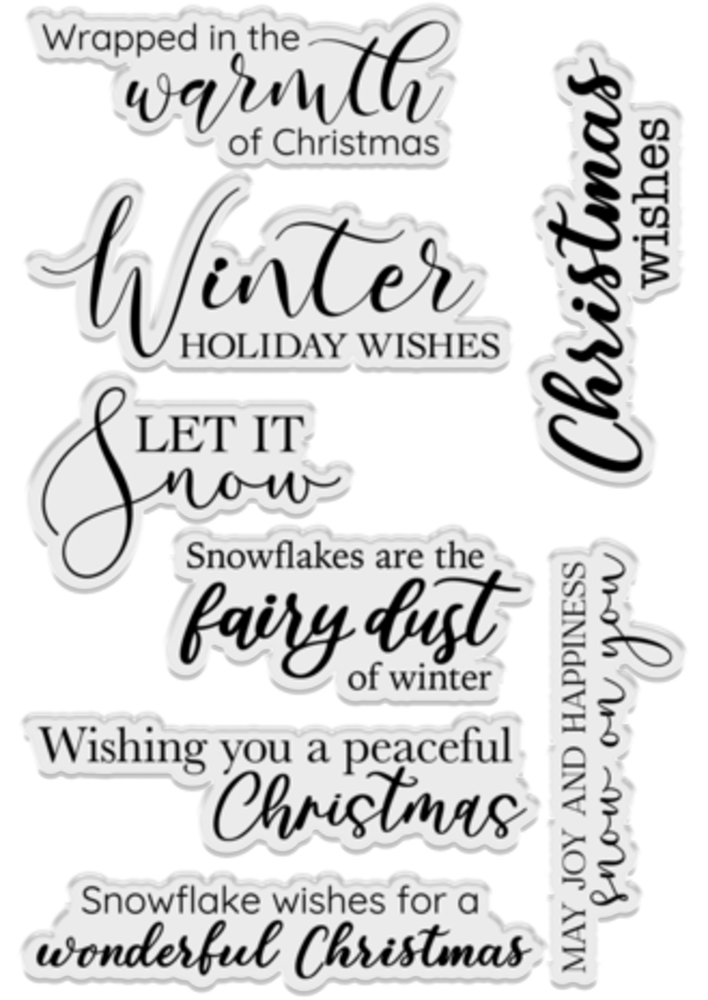 Crafter's Companion Winter's Sparkle Clear Stamps Winter Holiday Wishes (S-WISP-ST-CA-WIHW) Crafter's Companion Winter's Sparkle Clear Stamps Winter Holiday Wishes (S-WISP-ST-CA-WIHW)