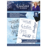 Crafter's Companion Winter's Sparkle Clear Stamps Winter Holiday Wishes (S-WISP-ST-CA-WIHW)
