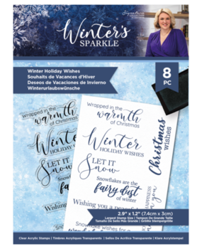 Crafter's Companion Winter's Sparkle Clear Stamps Winter Holiday Wishes (S-WISP-ST-CA-WIHW) Crafter's Companion Winter's Sparkle Clear Stamps Winter Holiday Wishes (S-WISP-ST-CA-WIHW)