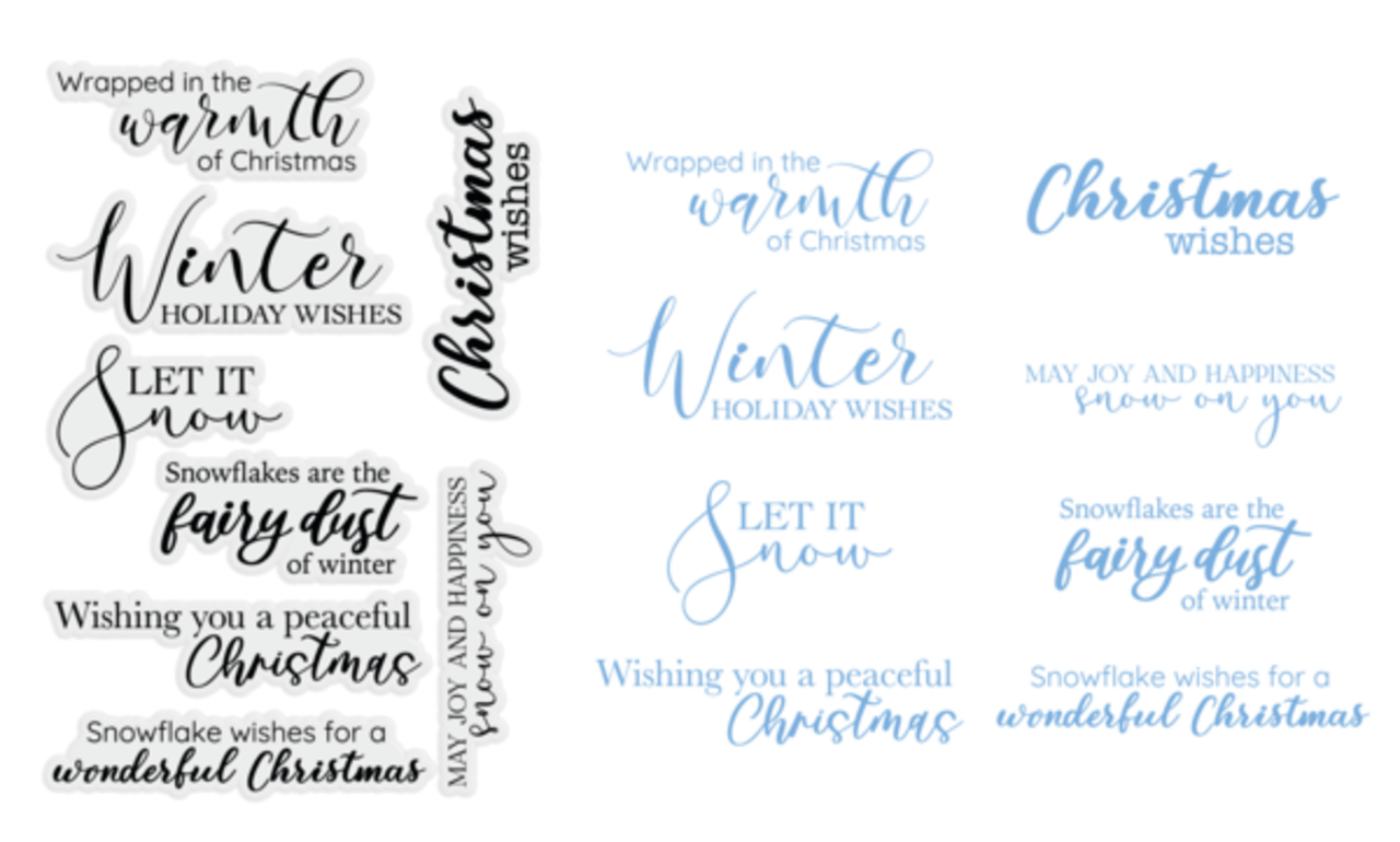 Crafter's Companion Winter's Sparkle Clear Stamps Winter Holiday Wishes (S-WISP-ST-CA-WIHW) Crafter's Companion Winter's Sparkle Clear Stamps Winter Holiday Wishes (S-WISP-ST-CA-WIHW)