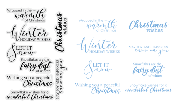 Crafter's Companion Winter's Sparkle Clear Stamps Winter Holiday Wishes (S-WISP-ST-CA-WIHW) Crafter's Companion Winter's Sparkle Clear Stamps Winter Holiday Wishes (S-WISP-ST-CA-WIHW)