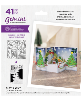 Gemini Christmas 3D Scene Builder Stamp & Die Christmas Cottage (GEM-STD-3DSB-CCOT) Gemini Christmas 3D Scene Builder Stamp & Die Christmas Cottage (GEM-STD-3DSB-CCOT)