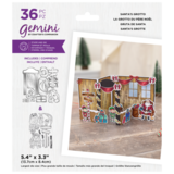 Gemini Christmas 3D Scene Builder Stamp & Die Santa's Grotto (GEM-STD-3DSB-SGOT)