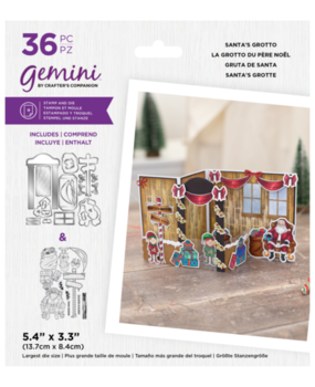 Gemini Christmas 3D Scene Builder Stamp & Die Santa's Grotto (GEM-STD-3DSB-SGOT) Gemini Christmas 3D Scene Builder Stamp & Die Santa's Grotto (GEM-STD-3DSB-SGOT)
