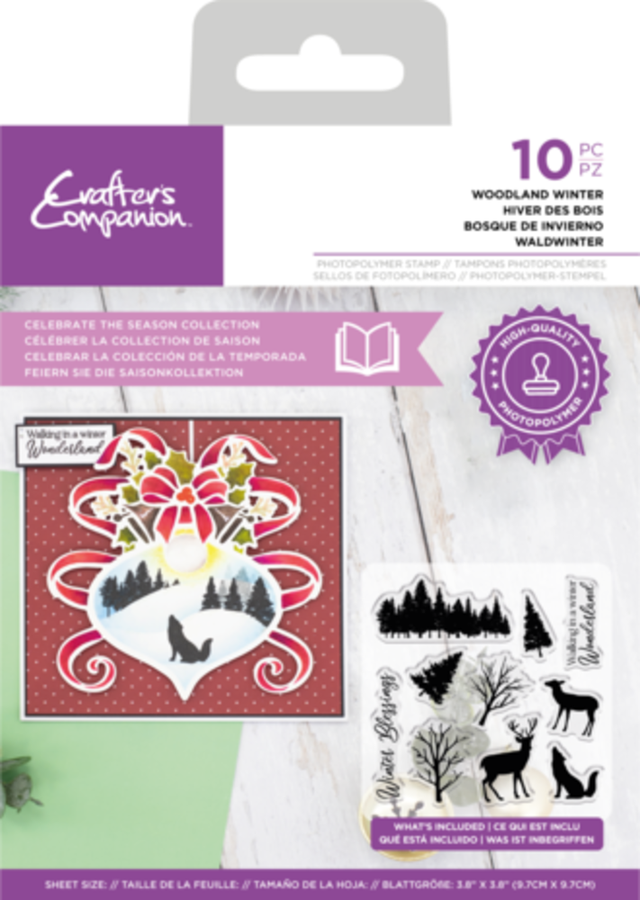 Crafter's Companion Celebrate the Season Clear Stamp Woodland Winter (CC-STP-WOODWIN) Crafter's Companion Celebrate the Season Clear Stamp Woodland Winter (CC-STP-WOODWIN)