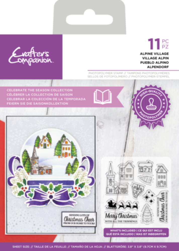 Crafter's Companion Celebrate the Season Clear Stamp Alpine Village (CC-STP-ALPVILL) Crafter's Companion Celebrate the Season Clear Stamp Alpine Village (CC-STP-ALPVILL)