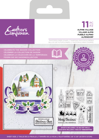 Crafter's Companion Celebrate the Season Clear Stamp Alpine Village (CC-STP-ALPVILL) Crafter's Companion Celebrate the Season Clear Stamp Alpine Village (CC-STP-ALPVILL)
