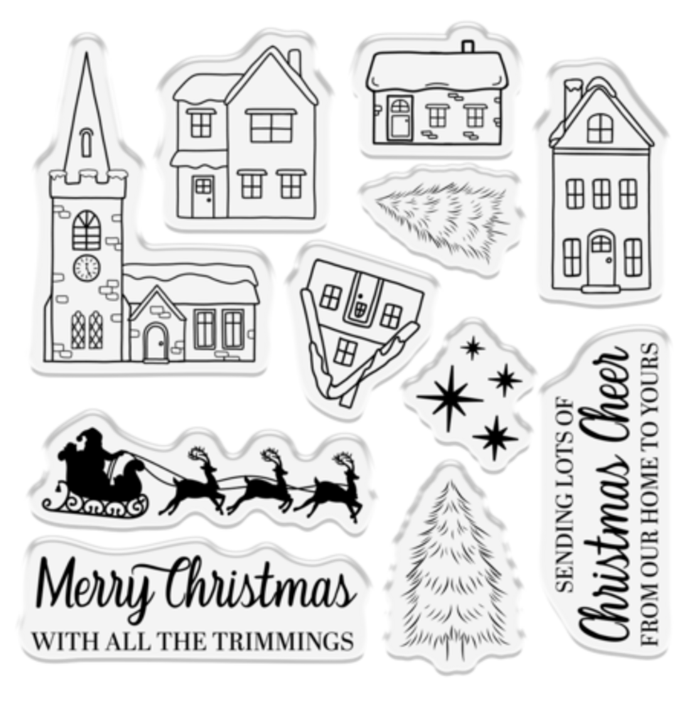 Crafter's Companion Celebrate the Season Clear Stamp Alpine Village (CC-STP-ALPVILL) Crafter's Companion Celebrate the Season Clear Stamp Alpine Village (CC-STP-ALPVILL)