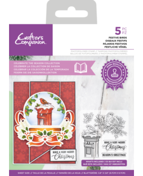 Crafter's Companion Celebrate the Season Clear Stamp Festive Birds (CC-STP-FESTBIRD) Crafter's Companion Celebrate the Season Clear Stamp Festive Birds (CC-STP-FESTBIRD)