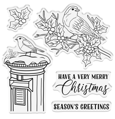 Crafter's Companion Celebrate the Season Clear Stamp Festive Birds (CC-STP-FESTBIRD) Crafter's Companion Celebrate the Season Clear Stamp Festive Birds (CC-STP-FESTBIRD)
