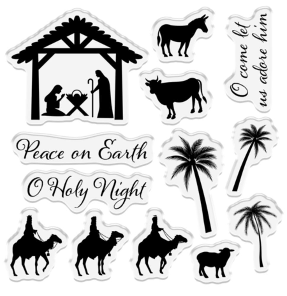 Crafter's Companion Celebrate the Season Clear Stamp Holy Night (CC-STP-HOLNIGHT)