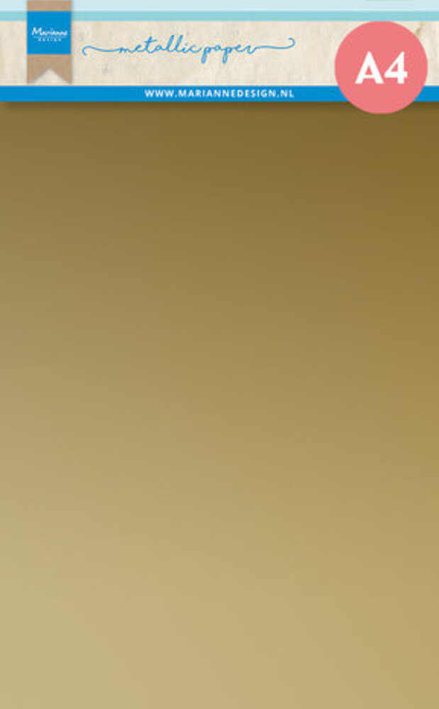 Marianne Design Metallic Paper A4 Gold (CA3171)