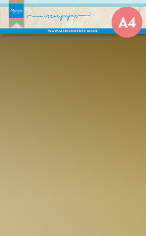 Marianne Design Mirror Paper A4 Gold (CA3177)