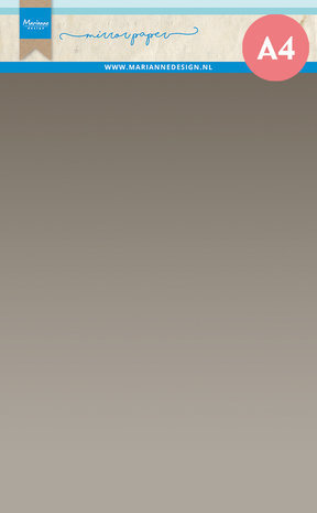 Marianne Design Mirror Paper A4 Silver (CA3178) Marianne Design Mirror Paper A4 Silver (CA3178)