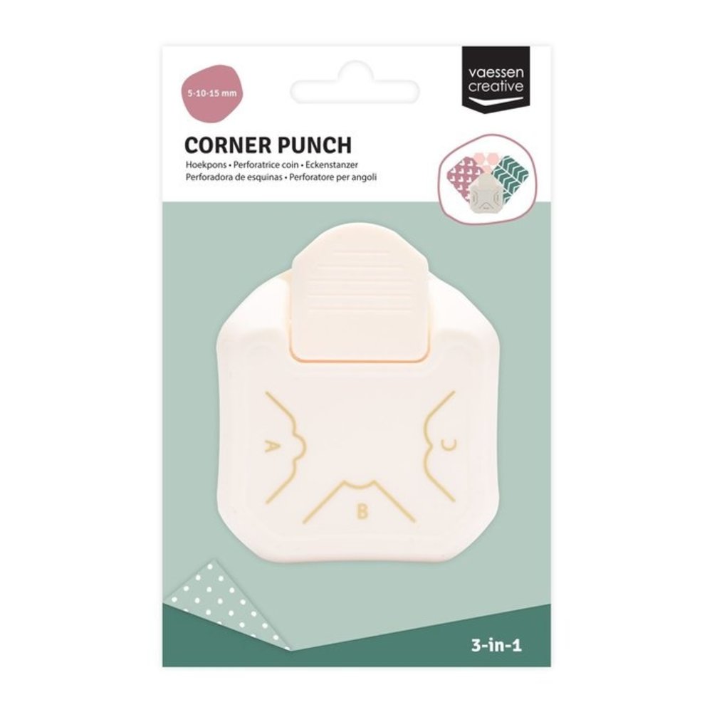 Vaessen Creative 3 in 1 Hoekpons Decoratief (2137-091) Vaessen Creative 3 in 1 Hoekpons Decoratief (2137-091)
