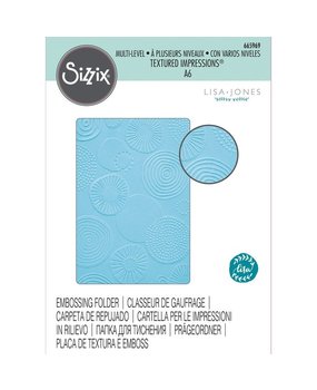 Sizzix Multi-Level Textured Impressions Abstract Rounds (665969)