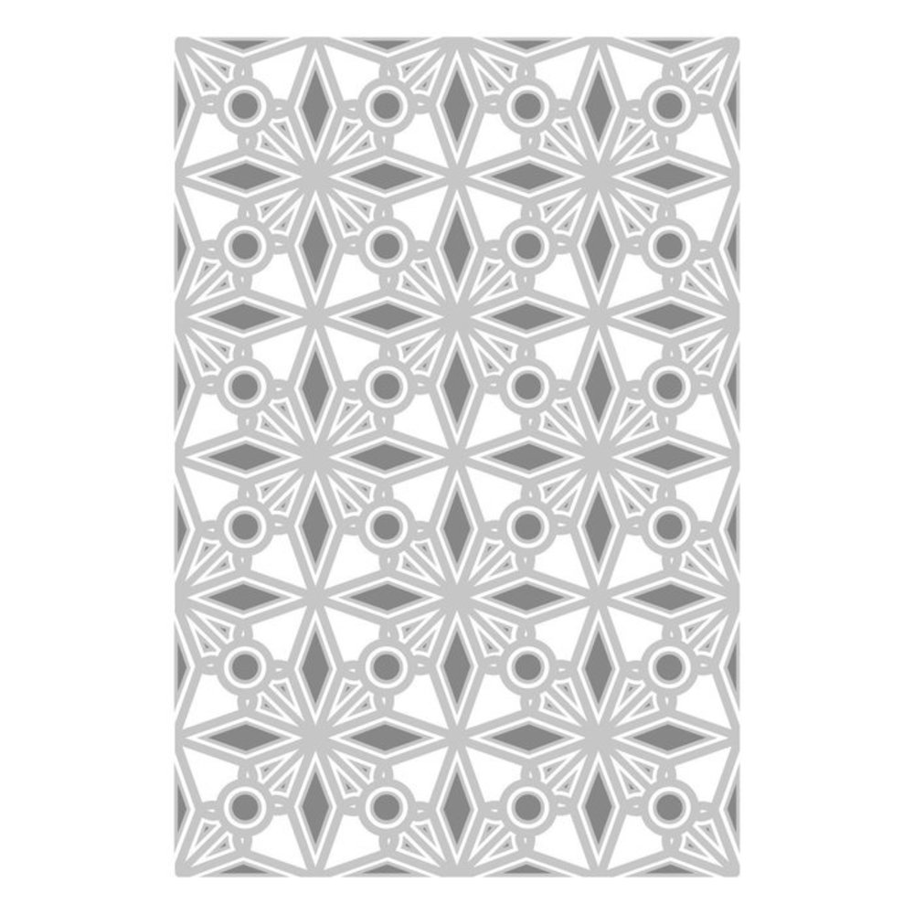 Sizzix Multi-Level Textured Impressions Geo Crystals (665970)