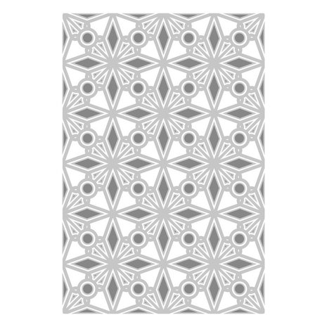 Sizzix Multi-Level Textured Impressions Geo Crystals (665970)