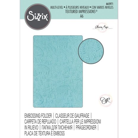 Sizzix Multi-Level Textured Impressions Nordic Pattern (665971) Sizzix Multi-Level Textured Impressions Nordic Pattern (665971)