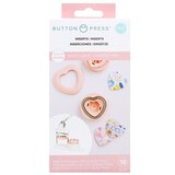 We R Memory Keepers Button Press Heart Insert (661072)