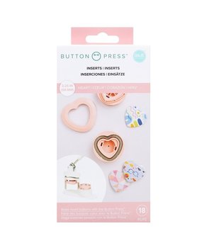 We R Memory Keepers Button Press Heart Insert (661072)