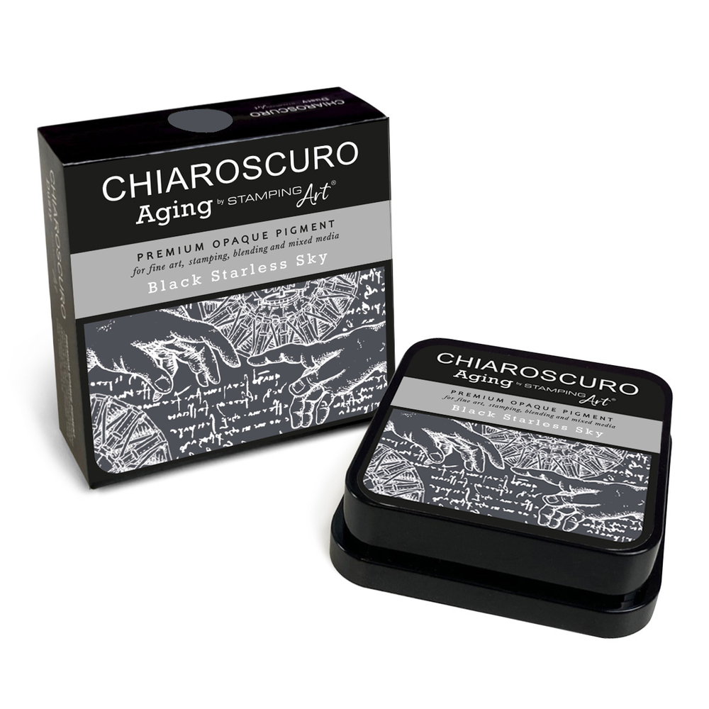 Ciao Bella Papercrafting Chiaroscuro Aging Ink Pad Black Starless Sky (PKA101) Ciao Bella Papercrafting Chiaroscuro Aging Ink Pad Black Starless Sky (PKA101)