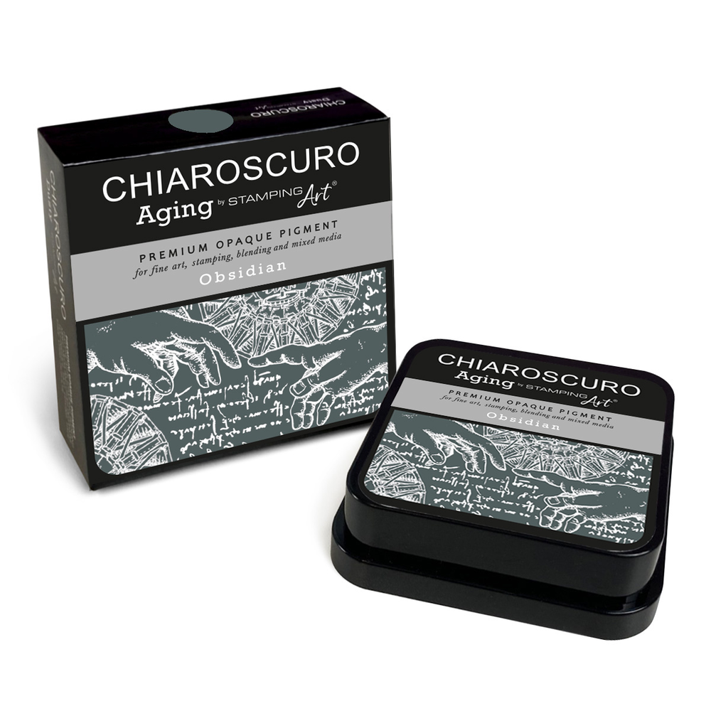 Ciao Bella Papercrafting Chiaroscuro Aging Ink Pad Obsidian (PKA102)