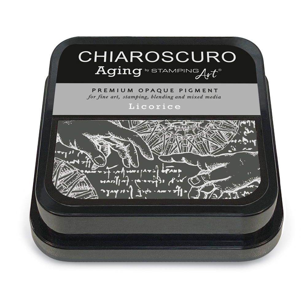 Ciao Bella Papercrafting Chiaroscuro Aging Ink Pad Licorice (PKA106)