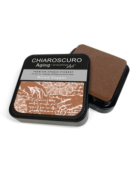 Ciao Bella Papercrafting Chiaroscuro Aging Ink Pad Mutted Copper (PKA112) Ciao Bella Papercrafting Chiaroscuro Aging Ink Pad Mutted Copper (PKA112)