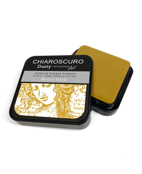 Ciao Bella Papercrafting Chiaroscuro Dusty Ink Pad Mecca Gold (PKD108) Ciao Bella Papercrafting Chiaroscuro Dusty Ink Pad Mecca Gold (PKD108)