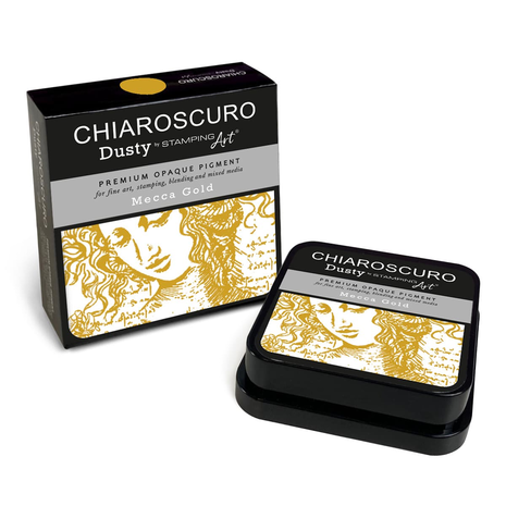 Ciao Bella Papercrafting Chiaroscuro Dusty Ink Pad Mecca Gold (PKD108) Ciao Bella Papercrafting Chiaroscuro Dusty Ink Pad Mecca Gold (PKD108)