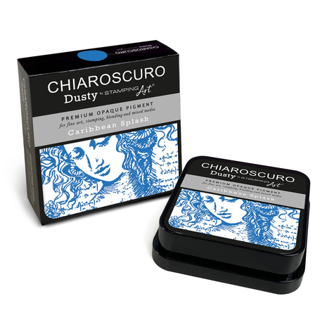 Ciao Bella Papercrafting Chiaroscuro Dusty Ink Pad Caribbean Splash (PKD120)