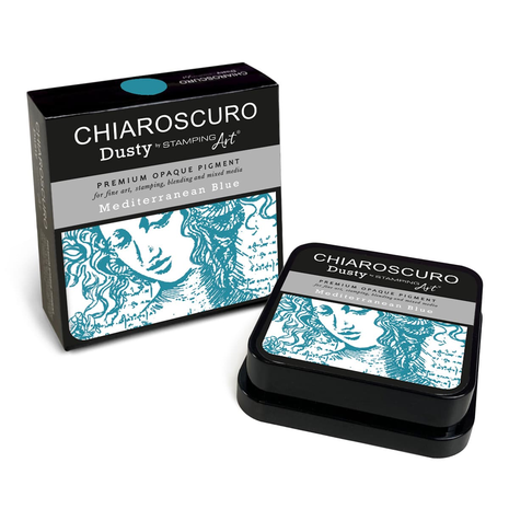 Ciao Bella Papercrafting Chiaroscuro Dusty Ink Pad Mediterranean Blue (PKD122)