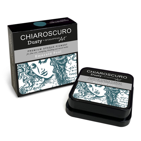 Ciao Bella Papercrafting Chiaroscuro Dusty Ink Pad Emerald Pool (PKD125) Ciao Bella Papercrafting Chiaroscuro Dusty Ink Pad Emerald Pool (PKD125)