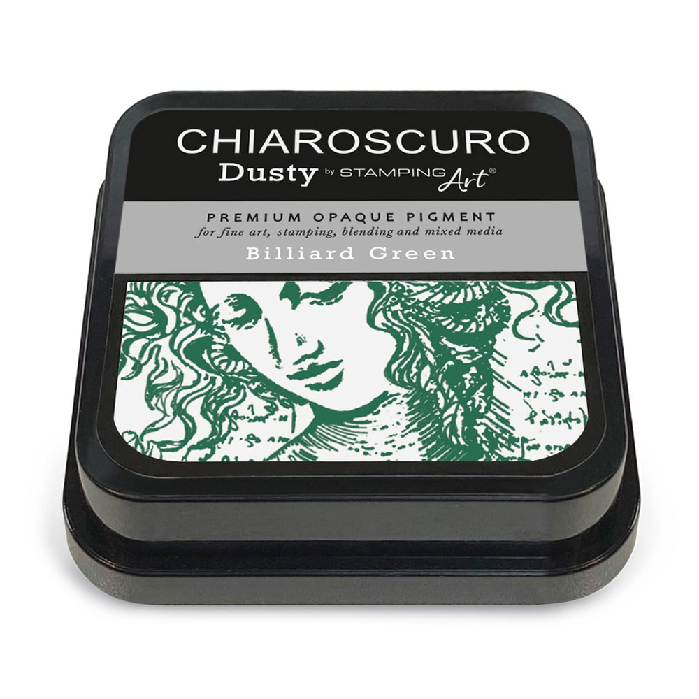 Ciao Bella Papercrafting Chiaroscuro Dusty Ink Pad Billiard Green (PKD126) Ciao Bella Papercrafting Chiaroscuro Dusty Ink Pad Billiard Green (PKD126)