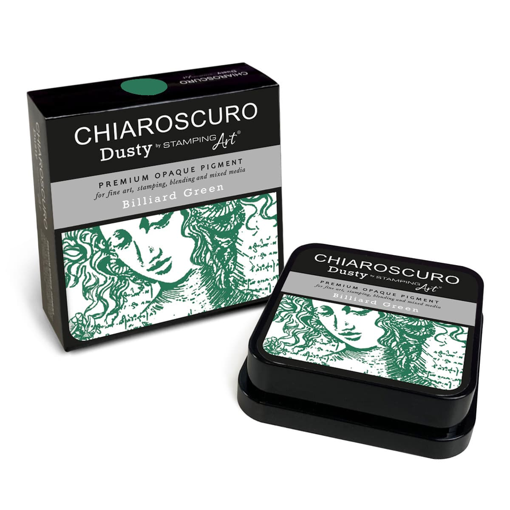 Ciao Bella Papercrafting Chiaroscuro Dusty Ink Pad Billiard Green (PKD126) Ciao Bella Papercrafting Chiaroscuro Dusty Ink Pad Billiard Green (PKD126)
