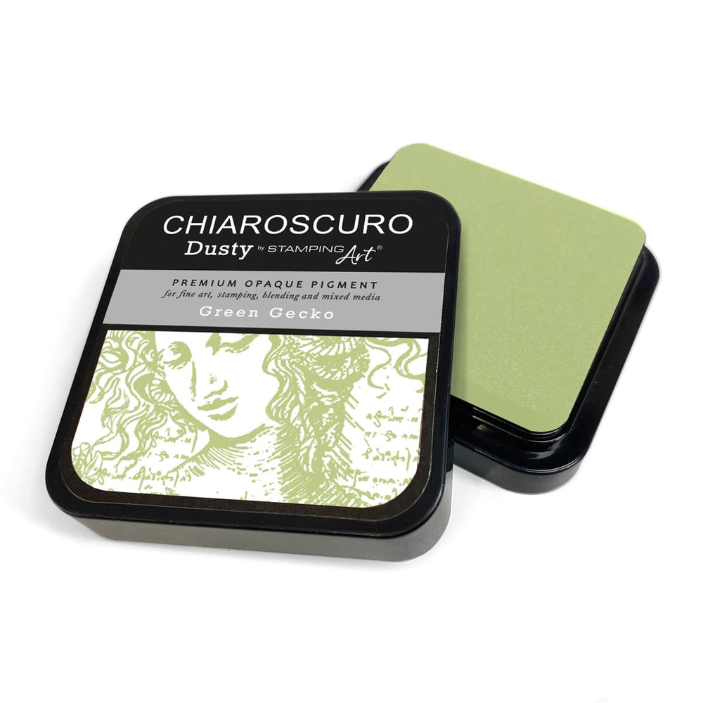 Ciao Bella Papercrafting Chiaroscuro Dusty Ink Pad Green Gecko (PKD130) Ciao Bella Papercrafting Chiaroscuro Dusty Ink Pad Green Gecko (PKD130)